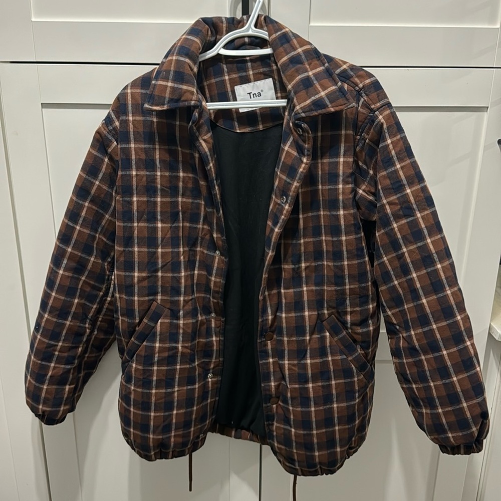 TNA quilted shacket